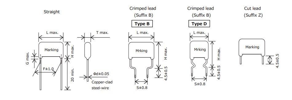 Panasonic Electronic Components ECQ-E Series Plastic Film Capacitors